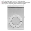 Vikye MP3 Players, Digital Music Multimedia Player with Back Clip Design, Portable Mini MP3 with Headphones and USB Cable Compatible with 8GB Memory Card view 2