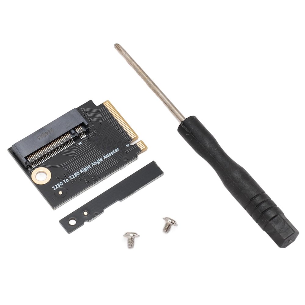 2230 to 2280 SSD Expansion Board, Hard Drive Expansion Board Fast Speed Black for Gaming Handheld