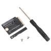 2230 to 2280 SSD Expansion Board, Hard Drive Expansion Board Fast Speed Black for Gaming Handheld view 1