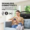 PROSCAN Portable Bluetooth Speaker, TWS LED Light Up, Portable Boombox with Blueooth view 4