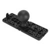 Denash Fish Finder Mount One Piece Design 1.5 Ball Chart Plotter Mount Rectangular Easy Installation for Boats view 2