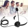 Business Headphones with Microphone with Noise Cancelling and Audio Controls, Wired Monaural Headphones with RJ9 Plug for Office Call Center, Voice More view 3