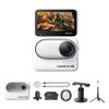 Insta360 GO 3S (White) 64GB Tiny Mighty 4K Action Vlogging Camera, Portable, Mount Anywhere, Waterproof, Stabilization, Hands-Free POV, + Action Pod and Wearable Accessories + Selfie Stick + Tripod view 1