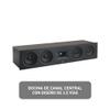 JBL Stage 2 245C 2 Way Quad 4.5 Inch Center Channel Loudspeaker (Espresso) view 4