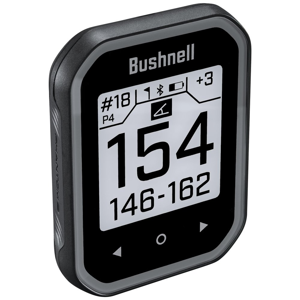 Bushnell Golf Phantom3 Slope GPS Handheld Golf Rangefinder with SlopeCompensated Distances, Touchscreen, Green Mapping, BITE Magnetic Mount 38,000+ Preloaded Courses - Black