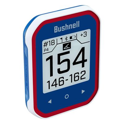 Bushnell Golf Phantom 3 Slope GPS Handheld Golf GPS with Slope-Adjusted Distances, Strong Magnet Cart Mount, 38,000+ Courses, Auto Hole Advance Red/Blue