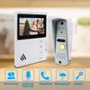 ANJIELO SMART Wired Video Apartment Intercom Door Phone Doorbell System,Handsfree Waterproof Outdoor Doorbell Indoor Monitor One Key Unlock for Home Villa view 2