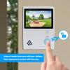ANJIELO SMART Wired Video Apartment Intercom Door Phone Doorbell System,Handsfree Waterproof Outdoor Doorbell Indoor Monitor One Key Unlock for Home Villa view 3