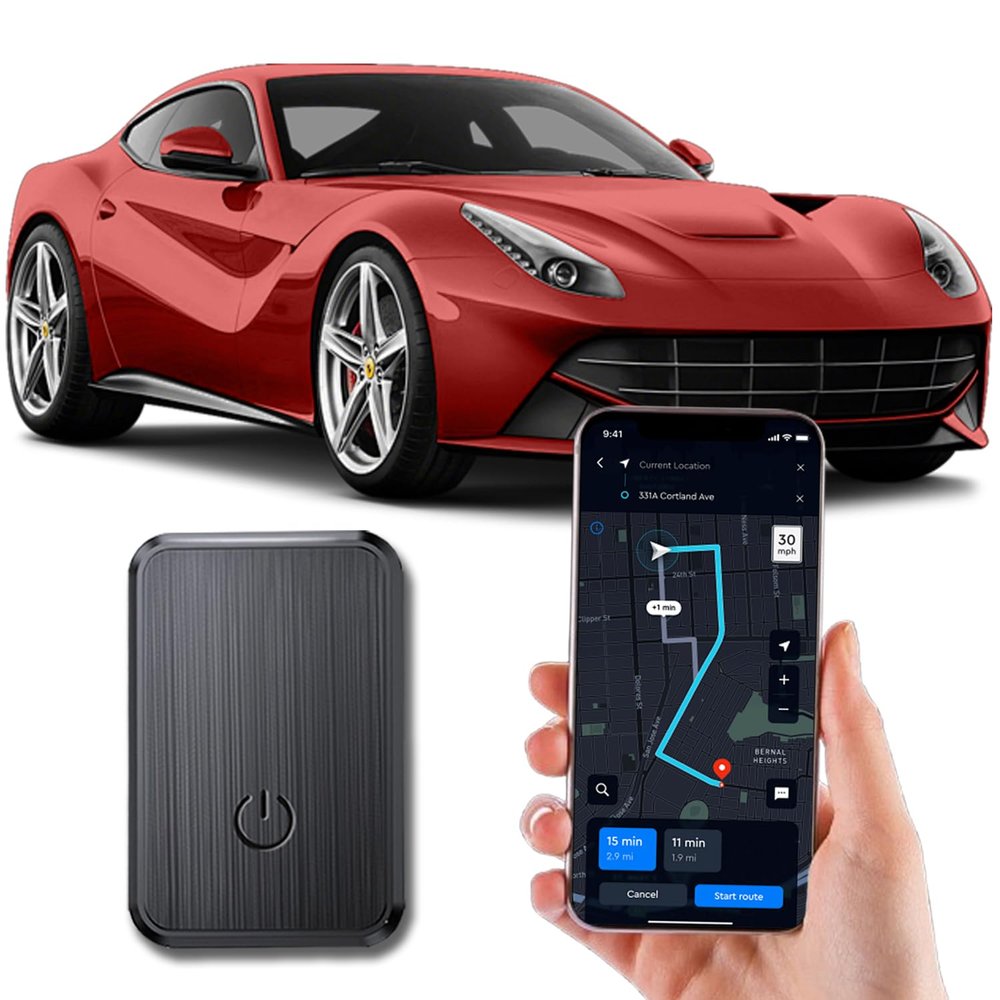 GPS Tracker for Vehicles, Accurate Real-Time Tracking Device for Vehicles, Loved Ones, Pets, with Precise Location, Multiple Alerts and Multi-Language Support/No Monthly Fee