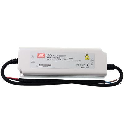 Mean Well LPC 150W 350mA LED Driver LPC-150-350 AC-DC Single Output Constant Current Switching Power Supply Converter Transformer with IP67 Plastic Case