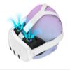 Coyktonty RGB Cooling Fan Face Cover for Meta Quest 3 VR Headset with Cooling Fan Facial Interface Radiator Rechargeable with RGB Shading and Breathable Fan (Black) view 3