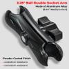 VAZESWIN 2.25" Ball Large Double Socket Arm, 8.44" Length Aluminum Alloy Heavy-Duty Medium Arm, Compatible with RAM Mounts D Size 2.25" Ball Components, for Fish Finder Mount, Marine Electronic Mount view 2