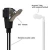 2 Pin K Acoustic Tube Headset Earpiece with Mic Compatible with Baofeng UV-5R Retevis H-777 RT21 RT22 Two-Way Radio Headsets and Microphones (1) view 3