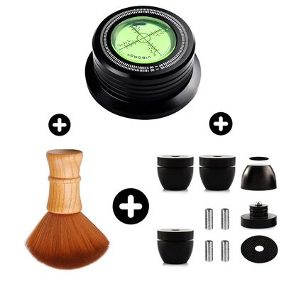 Bundle of Record Weight, Speaker Feet and Record Brush