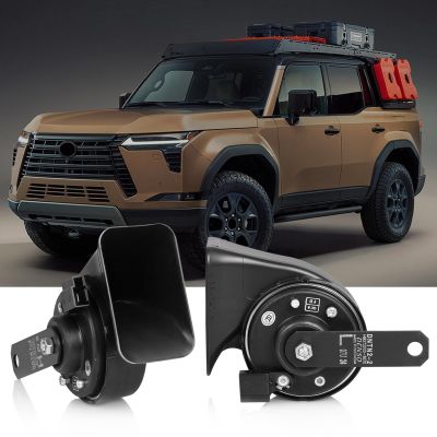 2pcs 12V car high and Low Frequency Speakers Suitable for The 2024 Lexus GX550 550h Waterproof Snail Speaker kit Internal Modification Accessories (Original Factory Style)