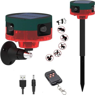 HULPPRE Solar Indoor and outdor Light&Outdoor Motion Alarm