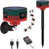 HULPPRE Solar Indoor and outdor Light&Outdoor Motion Alarm view 1