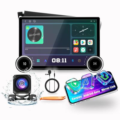 For Honda Civic 2012-2015 LHD Physical Display Knobs CarPlay/Android Auto Autoradio FM Radio Car Navigation Stereo Pad Player GPS 11.8" QLED Touch Screen BT WiFi 2 Din Headunit Tablet Octa Core 4G+64G
