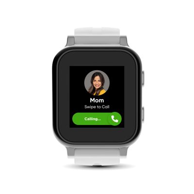 Gabb Watch 3e - GPS Tracker for Kids, Digital Smart Watch, No Social Media or Internet, Fees Required (Silver)