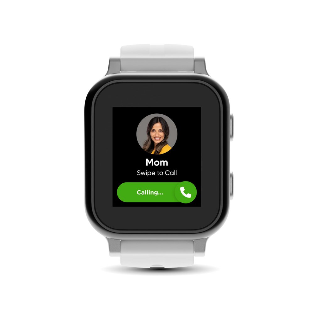 Gabb Watch 3e - GPS Tracker for Kids, Digital Smart Watch, No Social Media or Internet, Fees Required (Silver)