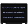 12" Screen Replacement for Acer Chromebook Spin 512 R851TN R851 Series N18Q8 R851TN-P4VW-US R851TN-C9DD-US R851TN-C3ET 6M.H99N7.001 LCD Touch Screen Display Digitizer Assembly(40 Pins) view 1