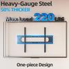 85 86 98 100 inch Heavy Duty TV Wall Mount for 55-120 inch Large TVs up to 220 LBS & 900x600mm Vesa, Ultra Slim Fixed TV Mount, Low-Profile TVS Bracket, 16" 24" 32" Wood Stud, Fit Most 65+ 75+ 120 TVs view 2