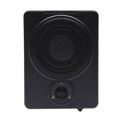 600W Car Enclosed Subwoofer Systems, Car Under-Seat Sub Woofer Active Powered Amplifier Bass Enclosed, Compact Enclosed Active Underseat Car Audio Subwoofer for Truck, Boxes, Enclosures