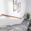 Sxlawesom Wood Handrail for Indoor Safety Non-Slip Staircase Hand Railing Wall Mounted Stair Handrail for Corridor(60cm) view 3