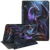 CGFGHHUY for iPad Pro 11 inch Case 2024 M4 with 360 Degree Rotating Stand Protective Smart Cover with Auto Wake Sleep Case for iPad Pro 11 inch 5th Generation 2024 - Purple Dragon view 1