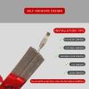 ZEYUE Floor Cord Cover,5ft Cable Protector & Hider,Prevent Cable Trips,Self Adhesive,Cable Management & Organizer,Soft PVC Extension Wire Cover,Cable Cavity = 0.47" (W) x 0.31" (H) - Grey view 3