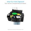 PROAIM Cube-111 AC Pouch (Large) for Camera Assistants, Grips & Techs. W/Wide Belt Loops, Zippered Top Opening. External Pocket - Extra Storage, For Utility Tool/Walkie & Video Accessory. view 4