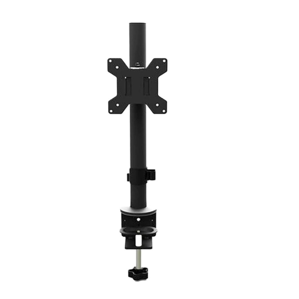 AVXANKTG DL-M050 Steel 17"-27" Tilt Swivel Single Monitor Desk Stand Grommet Clip Base Computer Desk Mount Bracket