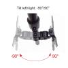 AVXANKTG DL-M050 Steel 17"-27" Tilt Swivel Single Monitor Desk Stand Grommet Clip Base Computer Desk Mount Bracket view 4
