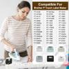 Fimax Tze FA231 Tze FA3 Compatible Fabric Iron-on Clothing Label Replace for Brother P Touch Fabric Tape 12mm 0.47'' for PT-D210 PT-D400 PT-H100 PT-D200 (2PK Black on White+2PK Navy Blue on White) view 3