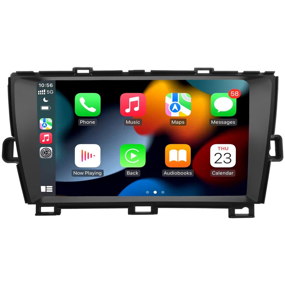 AWESAFE Android 13 Car Stereo for Toyota Prius 2010 2011 2012 2013 2014 2015, 9 inch Prius Touchscreen Radio Replacement with Wireless Carplay Android Auto Support Bluetooth WiFi AM FM