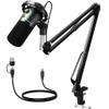 PGNEX Dynamic Microphone XLR/USB Mode Dynamic Mic Podcast Mic with Software and Gain Knob for Recording view 1