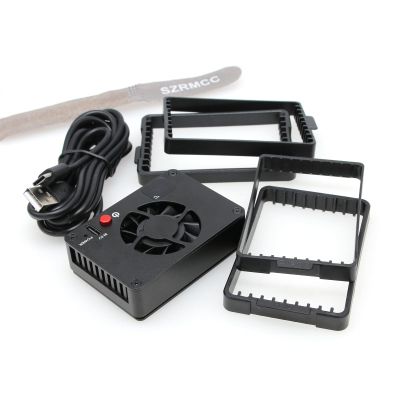 SZRMCC Camera Cooling Fan 5V USB-C Camera External Cooling Fan for S-Ony ZV1/ZVE1/ZV-E10 A7M4 Canon R6/7/8 Fujifilm X-T4 Nikon DSLR Cameras Live Video Broadcast (LED Screen)