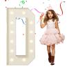 eufony Marquee Letters 4 Feet Tall, 4 FT Marquee Light Up Letters, Giant Light Up Letters 4FT for Birthday Party Baby Shower Gender Reveal Graduation Decorations, Letter D with LED Lights DIY Kit view 1