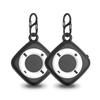 [2 Pack] Silicon Case for Tile Mate 2022 Tracker with Keychains, Waterproof Full Body Protective Cover for Tile Mate Holder, Anti Lost Hidden Full Cover for Tile Mate (Black & Black) view 1