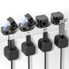 8 Pack Magnetic Cable Clips, Adjustable Magnetic Cord Organizer, Adhesive Magnetic Cord Holder for Desk, Home, Office, Car, Nightstand view 1