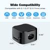 8 Pack Magnetic Cable Clips, Adjustable Magnetic Cord Organizer, Adhesive Magnetic Cord Holder for Desk, Home, Office, Car, Nightstand view 4