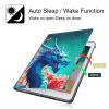 BPQOJB for iPad Pro 11 inch Case 2024 M4 5th Generation with Adjustable Stand & Auto Wake/Sleep Smart Protect Cover Case for iPad Pro 11 inch 5th Gen M4 2024 - Cherry Blossom Blue Dragon view 3