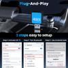 MMB Wireless Android Auto Adapter, 5.8GHZ WiFi, 5.3 Bluetooth, 3-5s Auto Connect, USB-C/USB-A/,Stable Control & No Delay, Compatible with Android 10+ Supports Car Original Control view 3