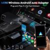 MMB Wireless Android Auto Adapter, 5.8GHZ WiFi, 5.3 Bluetooth, 3-5s Auto Connect, USB-C/USB-A/,Stable Control & No Delay, Compatible with Android 10+ Supports Car Original Control view 4