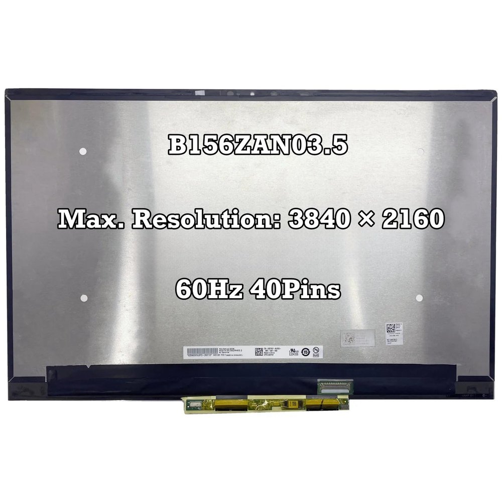 AIVILAND B156ZAN03.5 LCD Touch Screen Digitizer Assembly for Dell Inspiron 7500 CC53D UHD 38402160 40Pins 60Hz