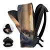 17 Inch Travel Backpack Lightweight Waterproof Casual Laptop Backpack Hiking Camping Daypack for Women Men At Dusk Shark view 4