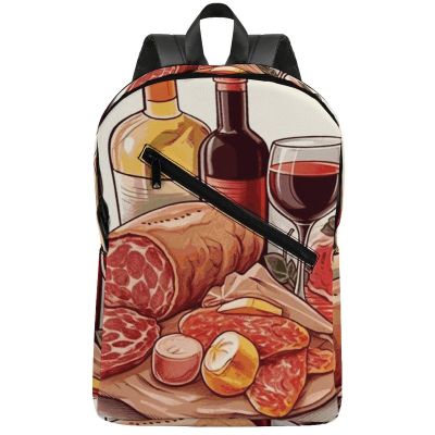 17 Inch Travel Backpack Lightweight Waterproof Casual Laptop Backpack Hiking Camping Daypack for Women Men Food And Drink