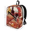 17 Inch Travel Backpack Lightweight Waterproof Casual Laptop Backpack Hiking Camping Daypack for Women Men Food And Drink view 2