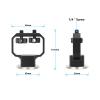 CAMVATE ARRI-Style Rosette to Dual 1/4"-20 Screw Mount - 3617 view 2