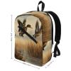 17 Inch Travel Backpack Lightweight Waterproof Casual Laptop Backpack Hiking Camping Daypack for Women Men Hunting Flying Wild view 2
